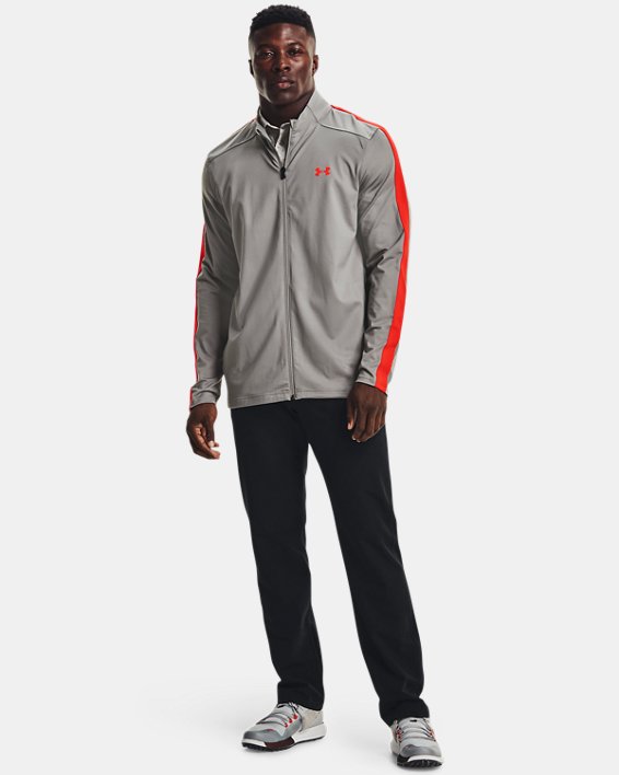 Men's UA Storm Midlayer Full-Zip Golf Jacket, Gray, pdpMainDesktop image number 2